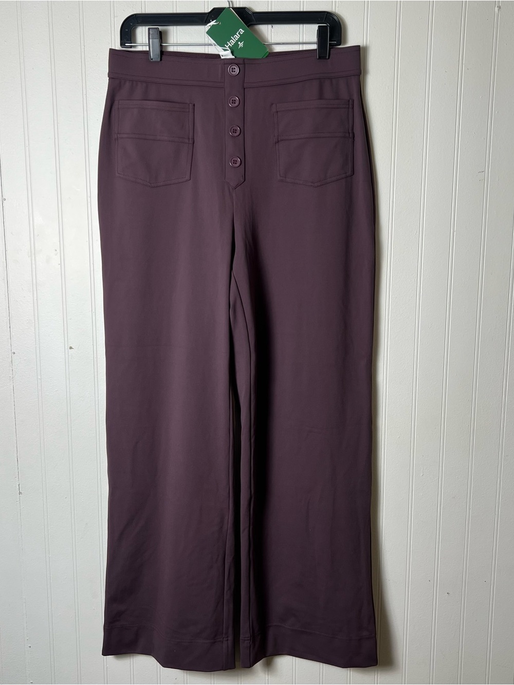 Halara Women's Halo Tek Air Wide Leg Pants Large buttons pockets
